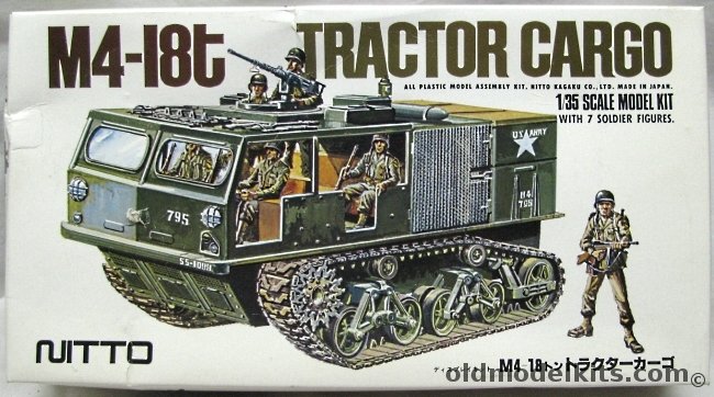 Nitto 1/35 M4-18T US Army 18 Ton High Speed Cargo Tractor, 15085-1300 plastic model kit